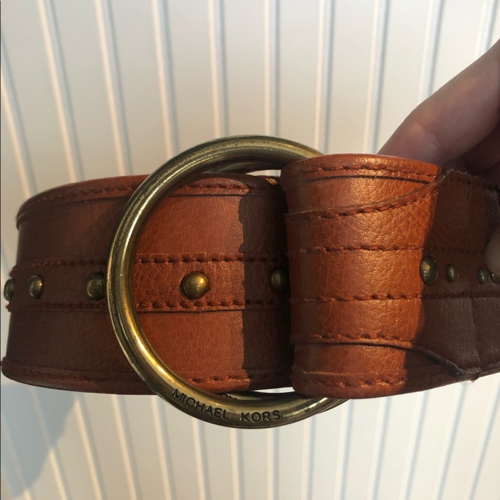 Michael Kors belt size S, tan